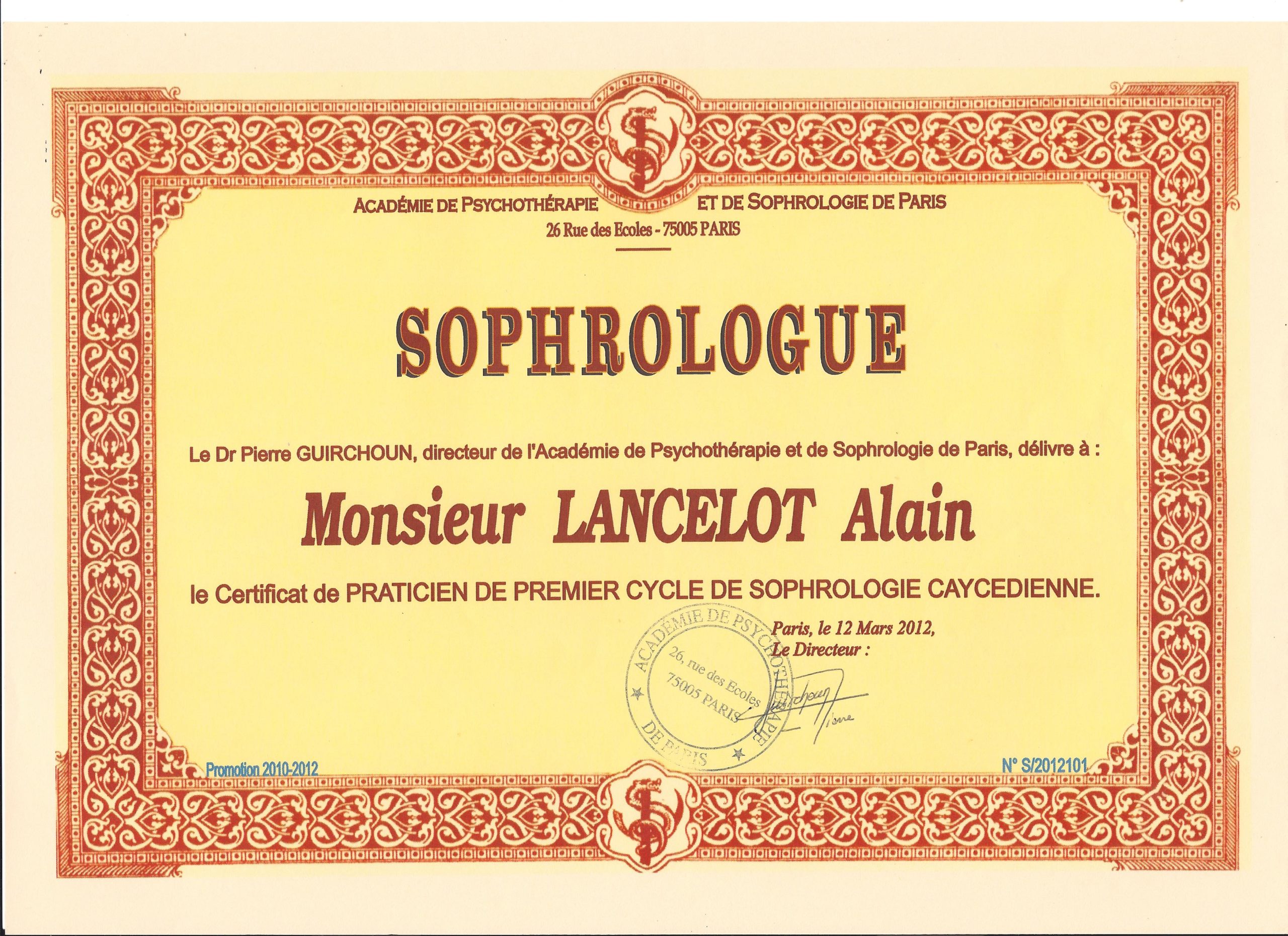 certificat sophrologie cacédienne pour - faisons connaissance-